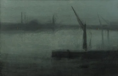 Notturno: Blu e Argento—Battersea Reach